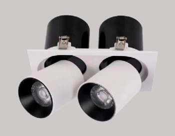 LED grille downlight stretchable